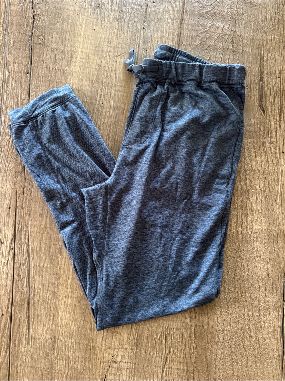 Abercrombie & Fitch Men's Heather Blue Jogger Pants - Casual Comfort
